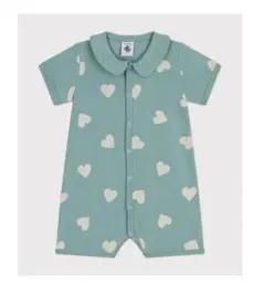 PETIT BATEAU　プリントショートロンパース