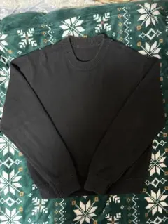 ト*ー様 古着　ニット　ブラック　短丈