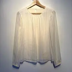 Aquascutum（アクアスキュータム） 長袖ブラウス アイボリーのサムネイル