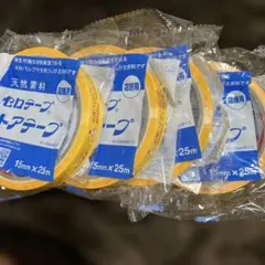 ニチバン セロテープ ストアテープ 15mm×25m 4巻セットのサムネイル