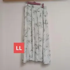 花柄フレアスカート LLサイズのサムネイル
