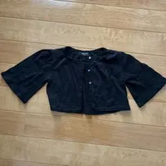 COMME CA ISM ブラックカーディガン 110A ボレロ