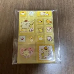 サンリオ　トレーディングミニタイルシール　ポムポムプリン