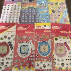 たまごっち セリア シール 8点
