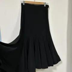 黒ふんわり スカート★社交ダンス　フラメンコにも