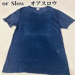 orSlow オアスロウ インディゴ Vネック Tシャツ 1 サイドポケットのサムネイル
