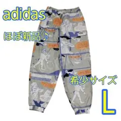 adidas パトリックカイル ナイロン ジャージ パンツ レディース L