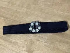 axes femme 花装飾 ひまわり ゴムベルト