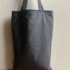 手作り　トートバック　エコバック　ちょっとそこまで　正絹藍大島で 男性にも