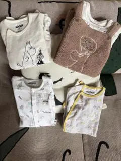 MOOMIN ムーミンロンパース・カバーオール おまとめ4点