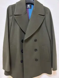 ポールスミス ウール Pコート Lカーキ