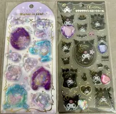 正規品⭐️クロミ シール2枚セット キラキララインストーンシール ウォーターシール