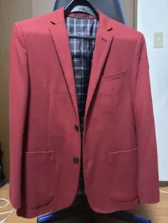 BURBERRY BLACK LABEL S 赤 メンズ 総裏 ノバチェック