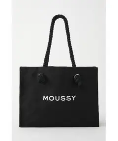 MOUSSY ブラック トートバッグ