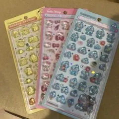 サンリオ　ボンボンドロップシール　国内正規品　第1弾3枚セット1#
