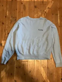XLARGE スウェット ライトブルー 刺繍ロゴ バックプリント Mのサムネイル