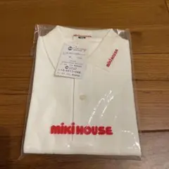 ミキハウス　長袖ポロシャツ 120 ホワイト