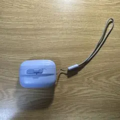 ESR AirPods Pro2 ケース 磁気ロック式 ストラップ付き 水色のサムネイル