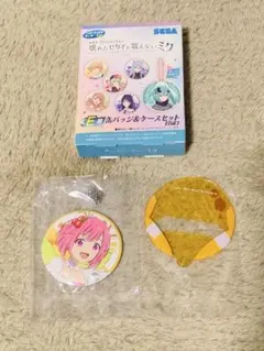 SEGA ラッキーくじ　鳳えむ　缶バッジ&ケースセット