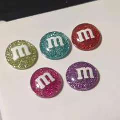 大人気！Mチョコ デコレーションシール 5個