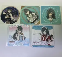 学マス　月村手毬　 スイパラ スマべ　アニメイトカフェ　コースターセット