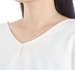 ジュエリーツツミ　K10WGホワイトゴールドネックレスのサムネイル
