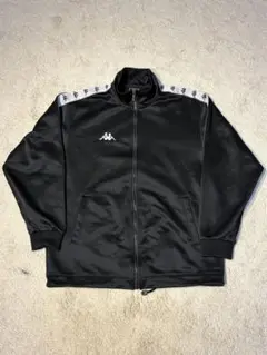 00s Kappa カッパ トラックジャケット ジャージ ブラック 古着 Y2K