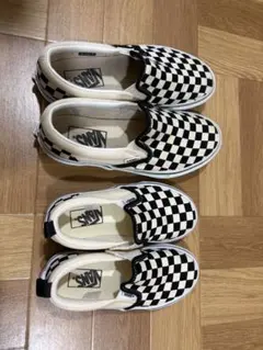 VANS スリッポン　セット売り　親子お揃い　18センチ　22.5センチ