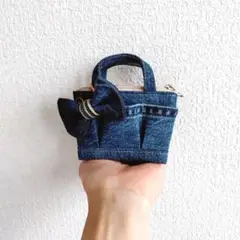 デニムリメイクポーチ