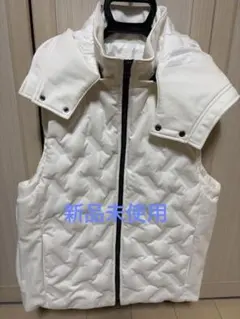 COMME CA ISM ホワイトダウンベスト L