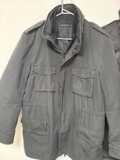 Calvin Klein Jeans ブラック ミリタリージャケット