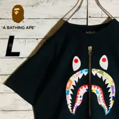 【正規品鑑定済】アベイシングエイプ☆ビッグロゴ Tシャツ シャーク 超人気 希少