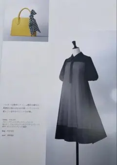 【Reneルネ】新品タグ付き定価77,000円ウォッシャブルワンピース38 Reneルネ】新品タグ付き定価77,000円ウォッシャブルワンピース38