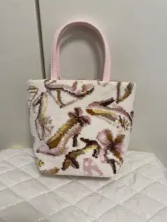 ピンク トートバッグ