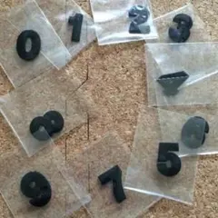 刺繍のワッペン【アップリケ】黒