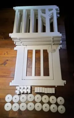 iFam Birch Baby Room ベビーサークル ホワイト