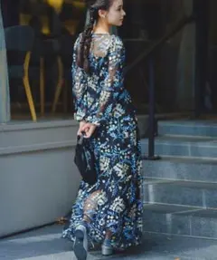 Kastane embroidery organdy dress/結婚式