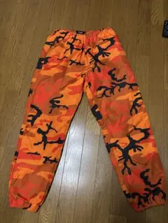 xlarge　オレンジカモフラージュ ウィンドブレーカー　ジョガーパンツ　撥水