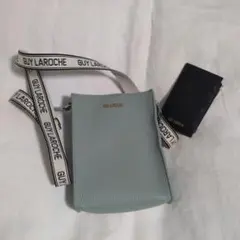 GUY LAROCHE ミントグリーン ショルダーバッグのサムネイル