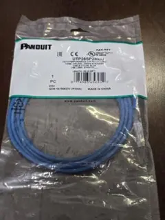 パンドウイット カテ６　パッチコード 2m 青 UTP28SP2MBU