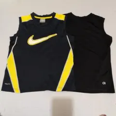 Nike ノースリーブ Tシャツ Sサイズ ネイビーGAPの黒 セット