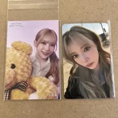 NiziU マユカ ライブ オフラインくじステッカー コラボフォトカ 2枚セット