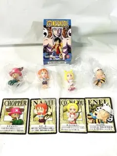 ワンピース フィギュアコレクション 4体セット　キャラクターカード付き