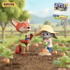 海外 52Toys ディスニー ズートピア フィギュア ニック ジュディ