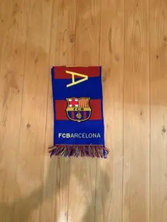FCバルセロナ スカーフ フリンジ付き