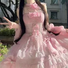 コスプレ　ドレス　 lolita オリジナル 洋服 ロリータ ワンピース