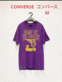 CONVERSE バスケットボールTシャツ M 古着Tシャツ おしゃれプリント