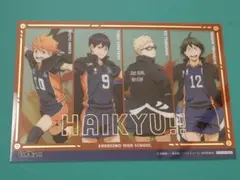ハイキュー!! セブンネット BOX購入特典 クリアポストカード 烏野一年生