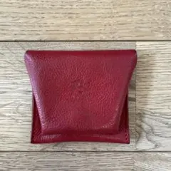 IL BISONTE レザー コインケース レッド