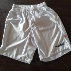 hummel ホワイト ハーフパンツ 160